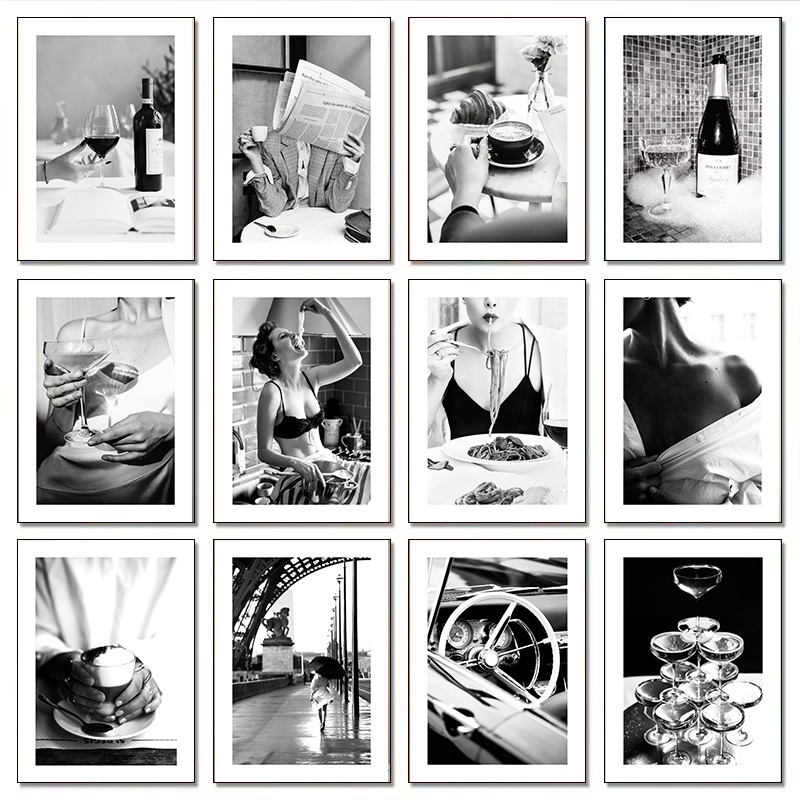 Fashion Women Picture - Affiches sur toile modernes de luxe,