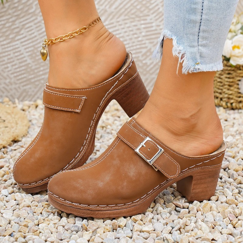 Women'S Fashion Trends - Sandales pour femmes à talons épais