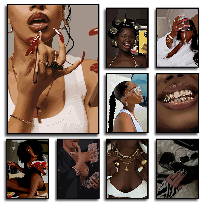 Fashion Women Picture - Affiches et impressions modernes de portraits