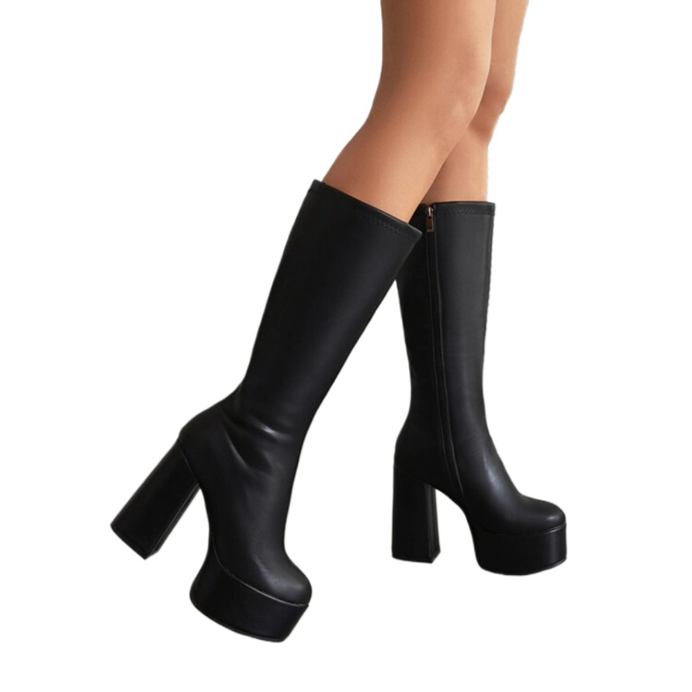 Women'S Fashion Riding Boots - BLXQPYT genou bottes hautes femmes mode