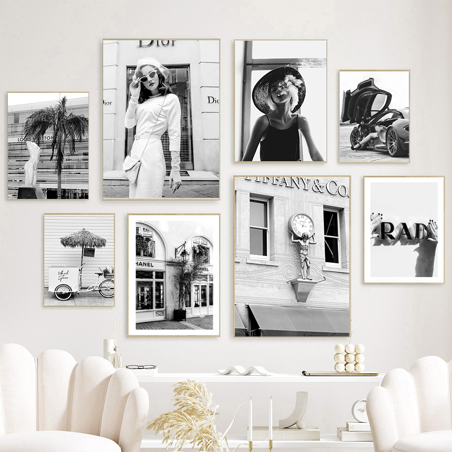Fashion Women Picture - Nouvelle toile d'art murale de luxe