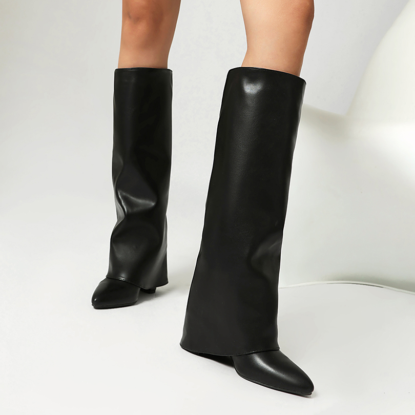 Bottes longues à talon carré u - Women'S Fashion Trends avis et prix
