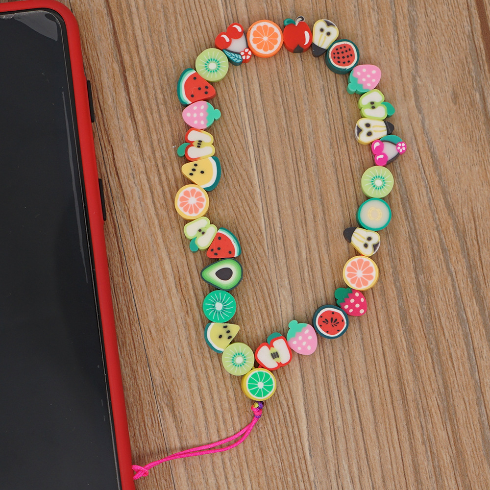 Sangle de téléphone en perles  - Fashion Women Picture avis et prix