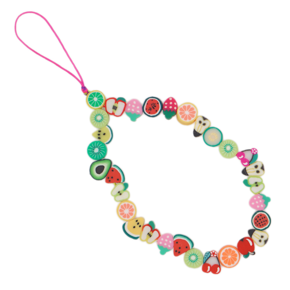 Sangle de téléphone en perles  - Fashion Women Picture avis et prix