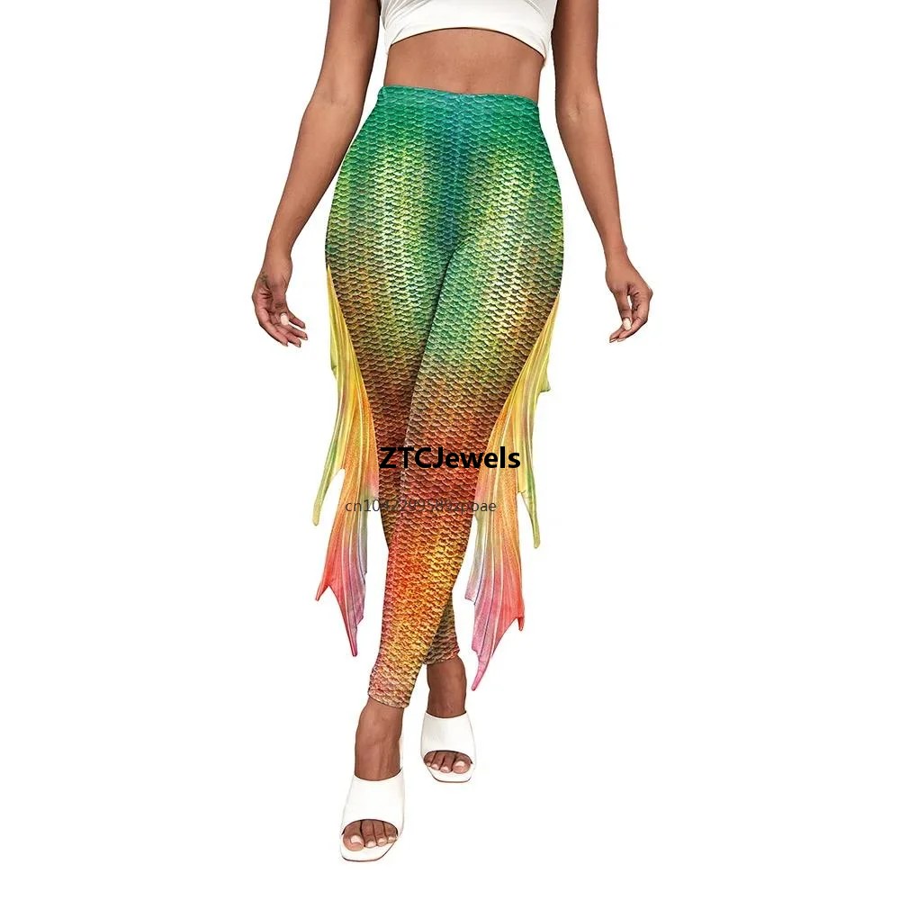 Leggings imprimés écailles de  - Women'S Fashion Leggings avis et prix