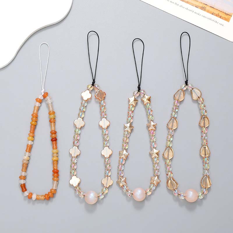 Bijoux de téléphone en perles  - Fashion Women Picture avis et prix