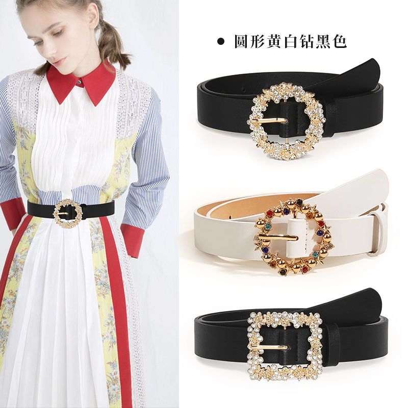 Ceinture à boucle en strass St - Women'S Fashion Trends Fall 2025 avis et prix