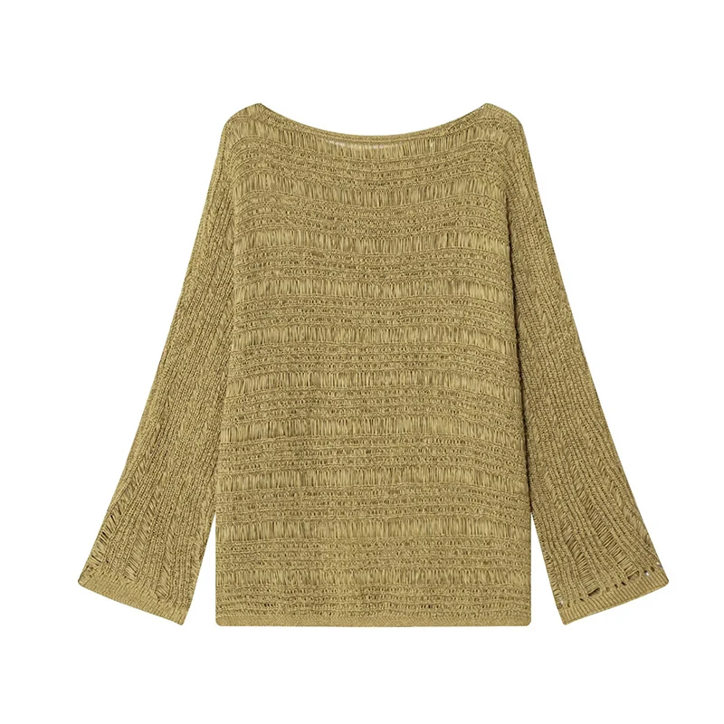 Pull en tricot vintage à col b - Women Top Fashion avis et prix