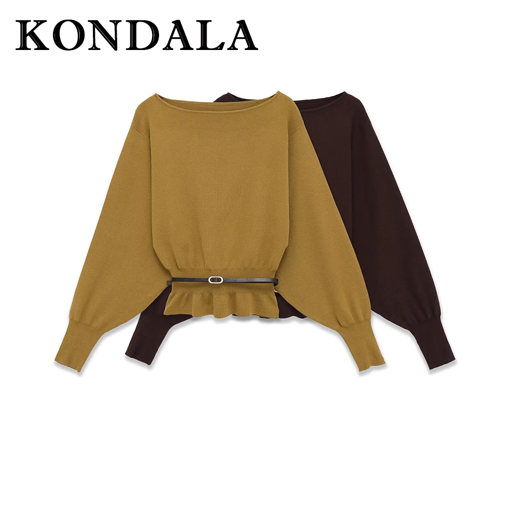 KONDALA Vintage solide mode 20 - Women'S Fashion Trends Fall 2025 avis et prix