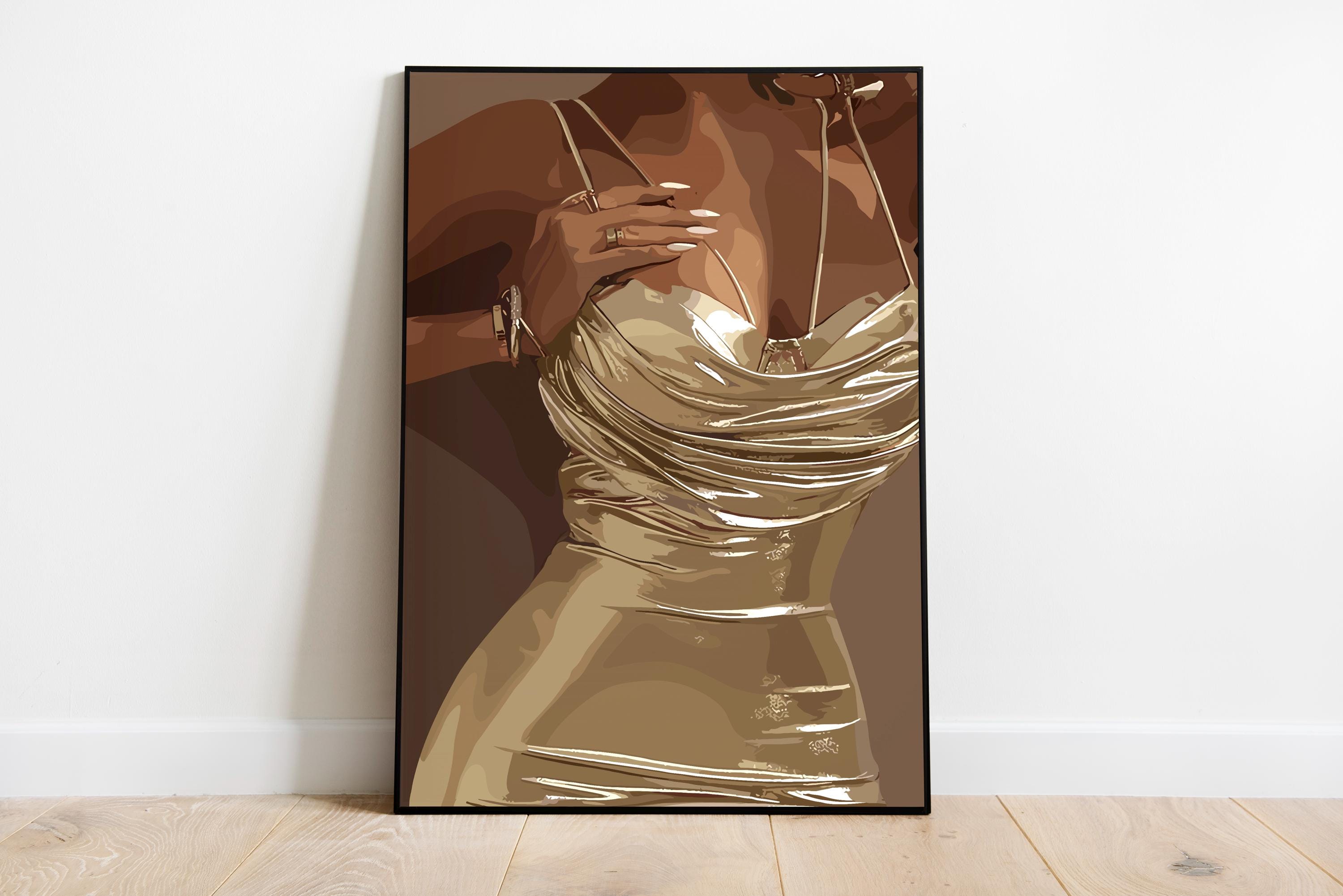 Affiche d'ongles pour fille no - Fashion Women Picture avis et prix