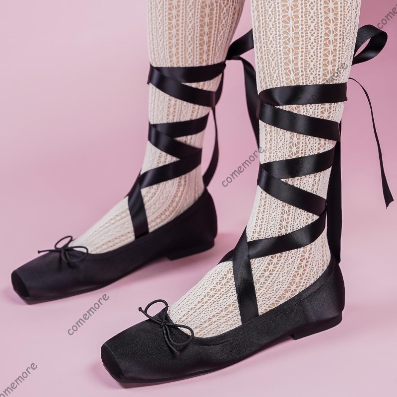 Femmes Satin ruban cravate bal - Women'S Fashion Footwear avis et prix