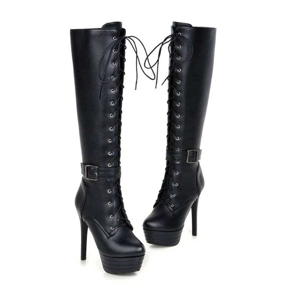 Bottes hautes femmes Botas Muj - Women'S Fashion Riding Boots avis et prix