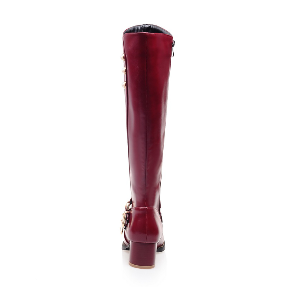 Bottes de moto au genou pour f - Winter Fashion Women Boots avis et prix