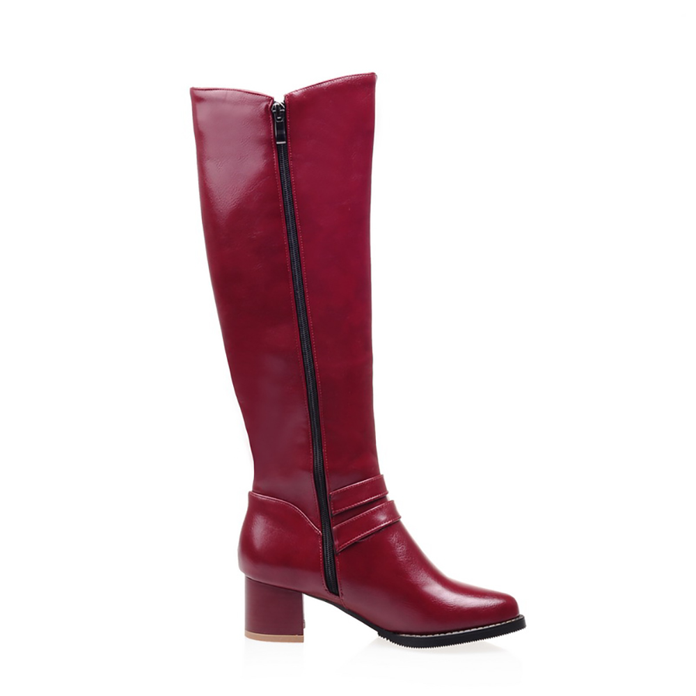 Bottes de moto au genou pour f - Winter Fashion Women Boots avis et prix