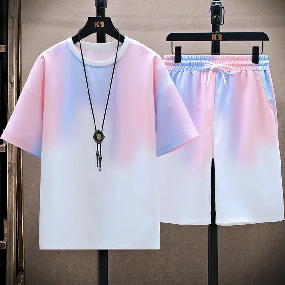 Nouvel ensemble d'été en soie  - Women Top Fashion avis et prix